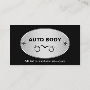Business Cards für Karosseriereparaturen Visitenkarte