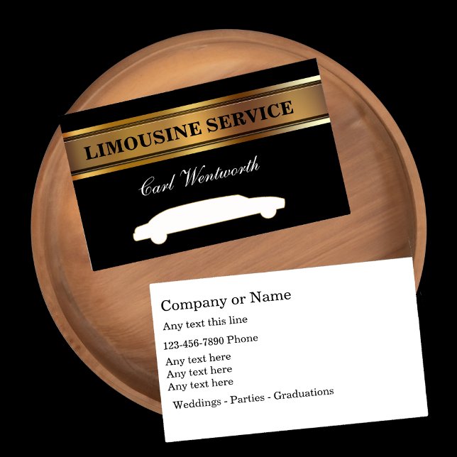 Business Cards für Klasse Limo Visitenkarte (Von Creator hochgeladen)