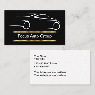 Business Cards für klassische Automobiltechnik Visitenkarte