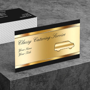 Business Cards für klassische Catering Visitenkarte