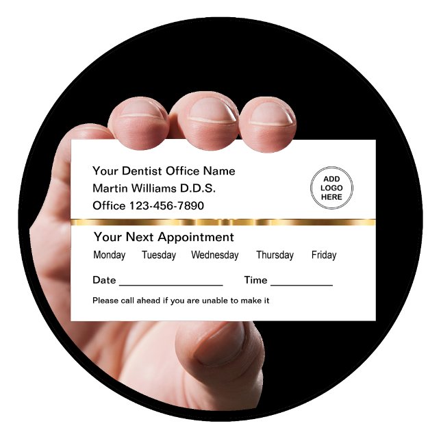 Business Cards für klassische medizinische Anstell Visitenkarte (Von Creator hochgeladen)