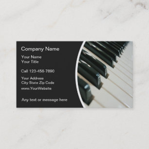 Business Cards für Musiklehrer Visitenkarte