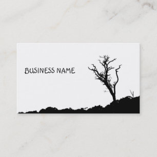 Business Cards für Schwarze und Weiße Kunst Visitenkarte