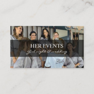 Business Cards für Veranstaltungsorganisatoren mit Visitenkarte