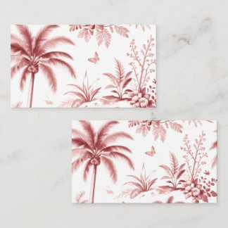 Business cards luxurious pink for business owners  visitenkarte