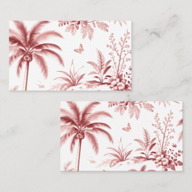 Business cards luxurious pink for business owners  visitenkarte (Vorne/Hinten)