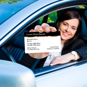 Business Cards mit gehobenem Real Anwesen Visitenkarte