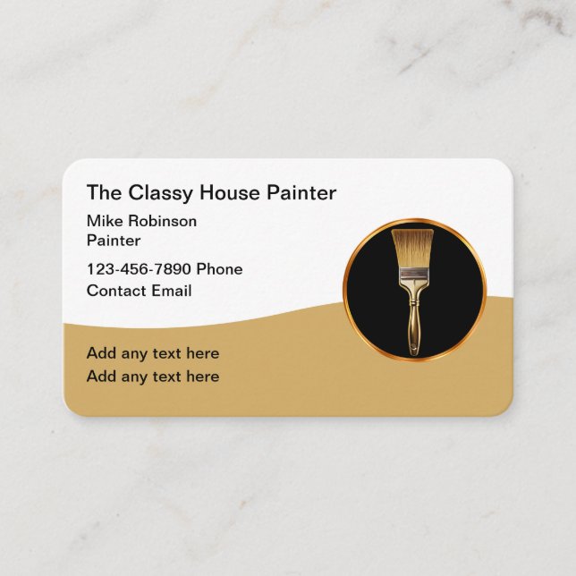 Business Cards von Classy House Painter Pro Visitenkarte (Vorderseite)