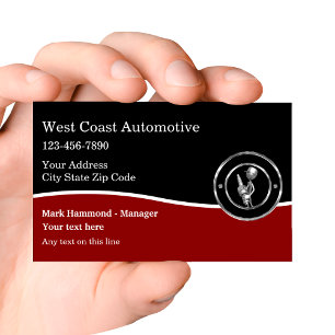 Business Cards von Klasse Automotive Services Visitenkarte