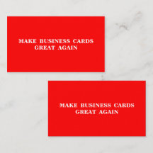Business Cards wieder großartig machen