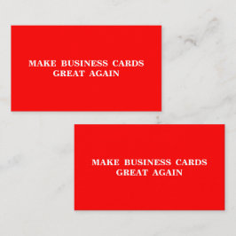 Business Cards wieder großartig machen Visitenkarte