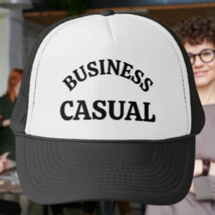 „Business Casual“ – Lustiger Büro-Humor Trucker-Mü Truckerkappe