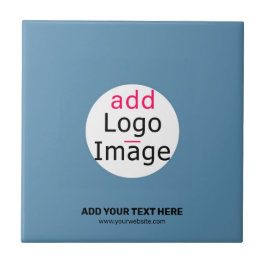 Business Chic Promo Anpassbare Dusty Blue Fliese