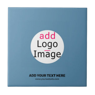 Business Chic Promo Anpassbare Dusty Blue Fliese