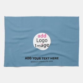 Business Chic Promo Anpassbare Dusty Blue Geschirrtuch