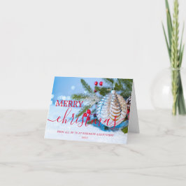 Business Christmas Modernes Unternehmen Feiertagskarte