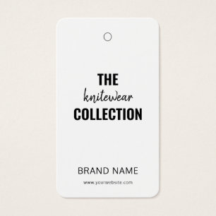 Business Clothing Moderne Hang Tag