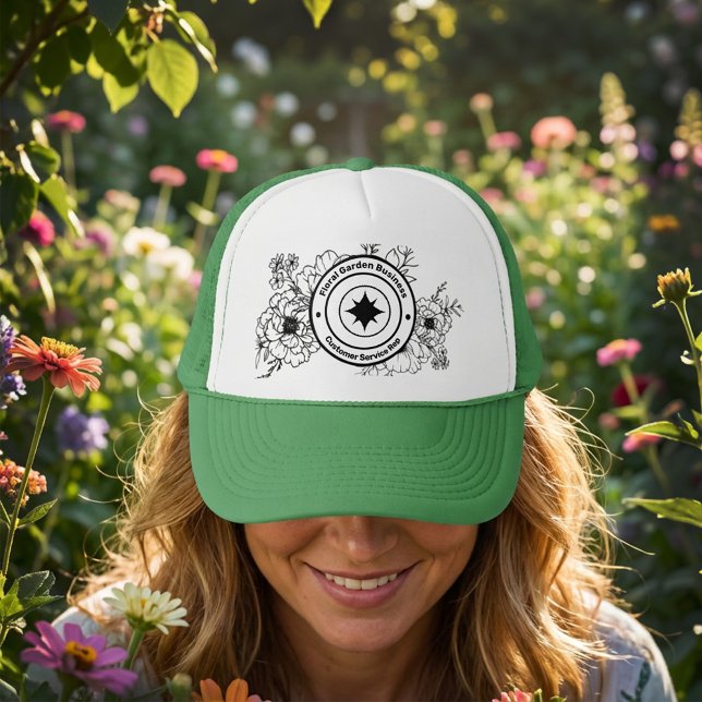 Business Company Logo Marketing Promotion Custom Truckerkappe (Business Company Logo Marketing Promotion Custom Trucker Hat to personalize for your business.)