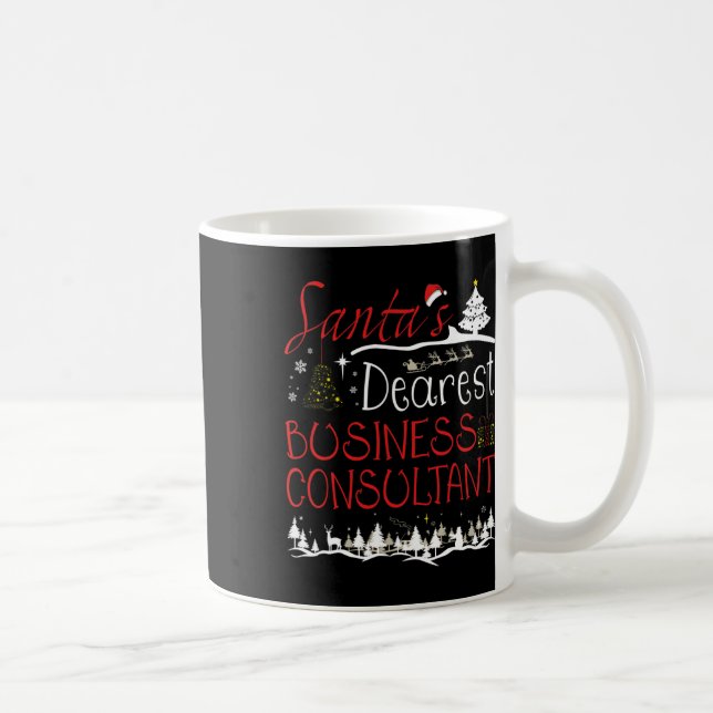 Business Consultant Xmas Job Niedlich Weihnachten Kaffeetasse (Rechts)