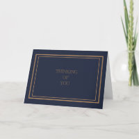 Business Corporate Navy und White Sympathy Card
