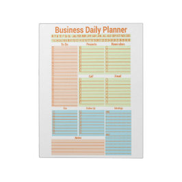 Business Daily Planer, New Year Notepad Notizblock