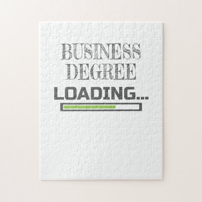 Business Degree Loading Business School Major Gift Puzzle (Vertikal)