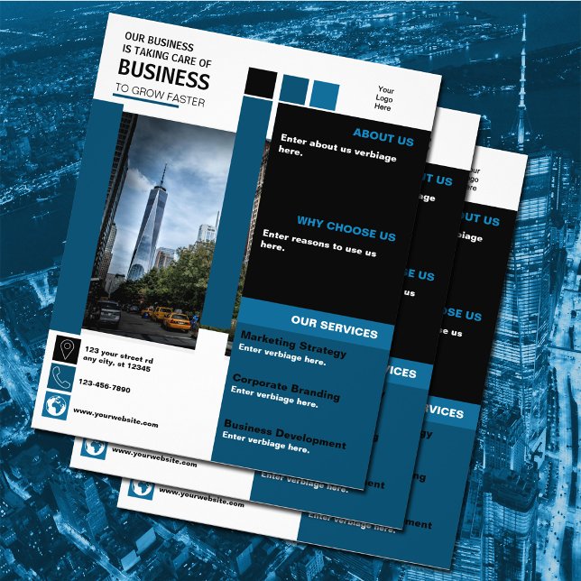 Business Development Business Flyer (Von Creator hochgeladen)