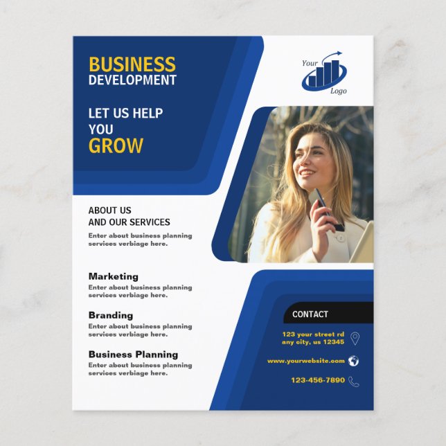 Business Development Business Flyer (Vorne)