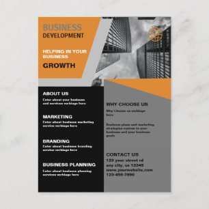 Business Development Business Postkarte