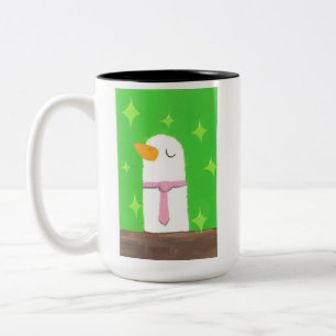 Business-Enten-Scherztasse für lustige Geschenke Zweifarbige Tasse