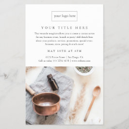 Business Event Minimalistisches Berufliches Foto Flyer