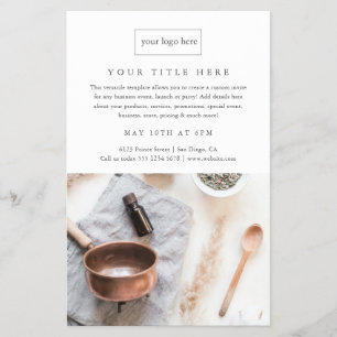 Business Event Minimalistisches Berufliches Foto Flyer