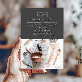 Business Event Minimalistisches Berufliches Foto Flyer