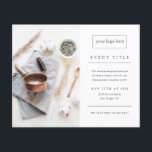 Business Event Minimalistisches Berufliches Foto Flyer<br><div class="desc">Eine einfache,  moderne Foto-Business-Einladung,  die sich durch eine übersichtliche Typografie und eine minimale Gestaltung auszeichnet. Klicken Sie auf die Schaltfläche Bearbeiten,  um dieses Design mit Ihrem geschäftlichen Foto und den Details anzupassen.</div>