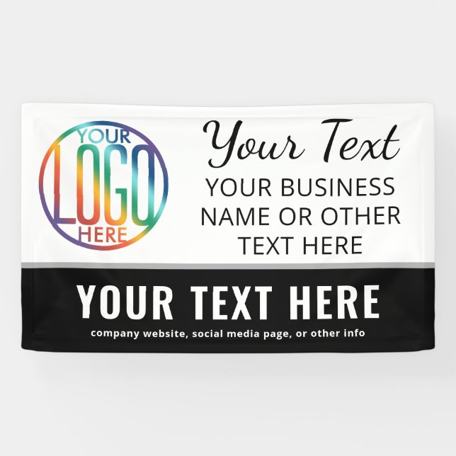 Business Event Modernes Berufliches Logo-Branding Banner (Horizontal)