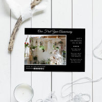 Business Event | Schwarzes modernes Minimalistisch