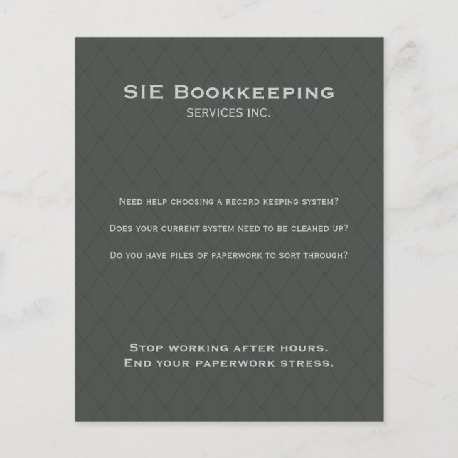 BUSINESS FÖRDERUNG FLYER einfach schlau (Vorne)