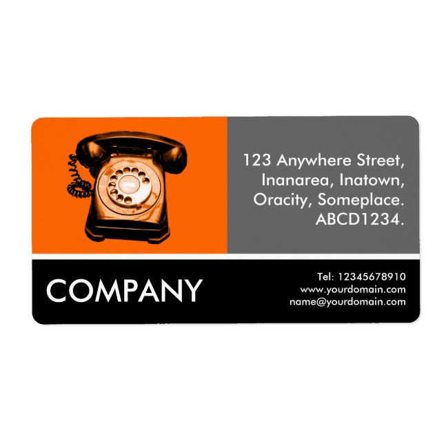 Business Foto - Hotline - Orange (Vorne)