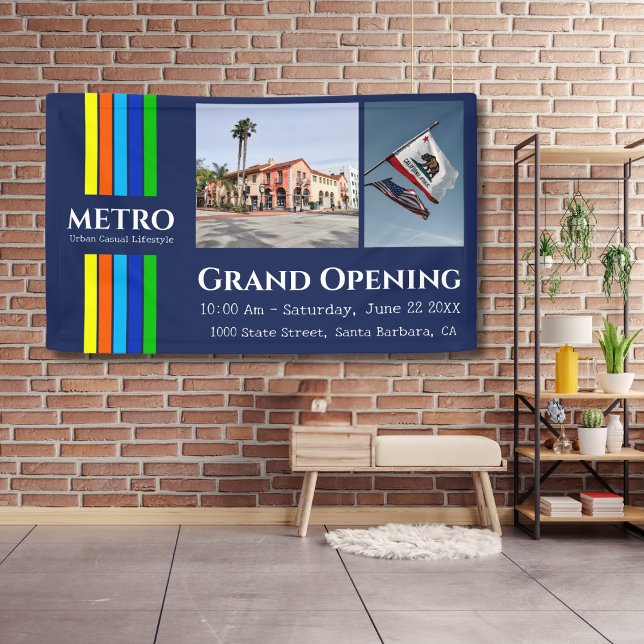 Business Foto Urban Moderne vertikale Streifen Banner (Von Creator hochgeladen)