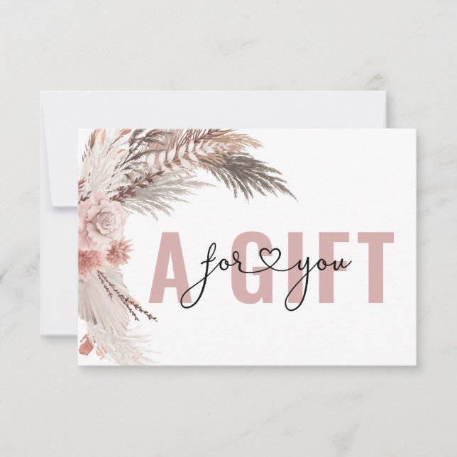 BUSINESS GIFT CERTIFICATE | BOHO (Vorderseite)