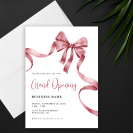 Business Grand Opening Modern Ribbon Einladung