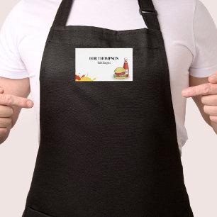 Business Hamburger Simple Employee Namenschild