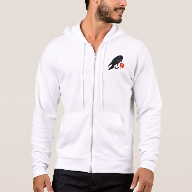 Business Intelligence-Analyst bei Custom Crow Hoodie (Vorderseite)