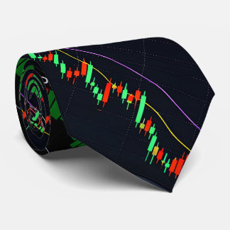 Business Japanese Candlestick Chart Stock Market Krawatte