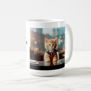 Business Kätzchen Kaffeetasse