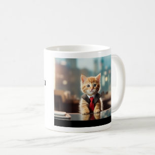 Business Kitten Kaffeetasse