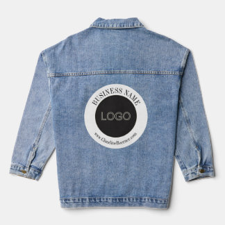 Business-Künstler Handwerker Hochladen Jeansjacke