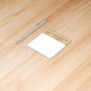 Business Light Brown Header Square Beitrag notiere Post-it Klebezettel