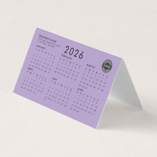 Business-Logo 2026 Kalender für Mitarbeiter