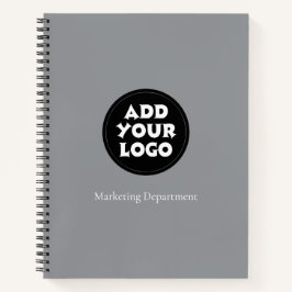 Business Logo And Text Simple Notebook Notizbuch